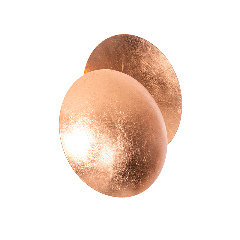 Moderná nástenná lampa medená - Sunrise