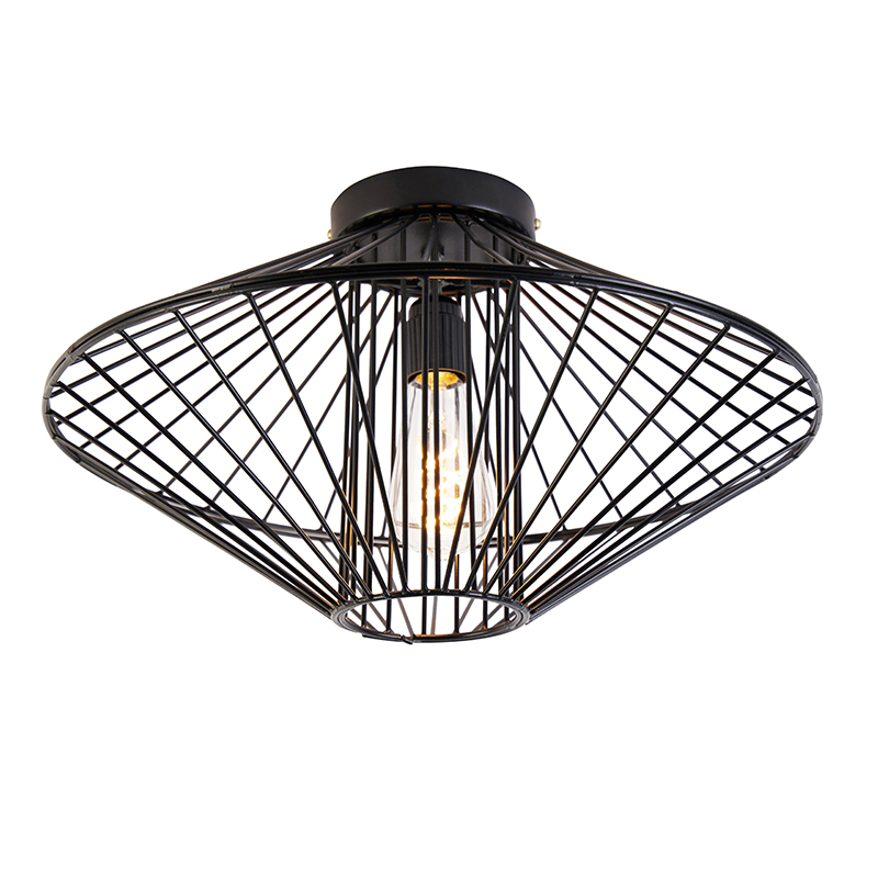 Design plafondlamp zwart - Zahra