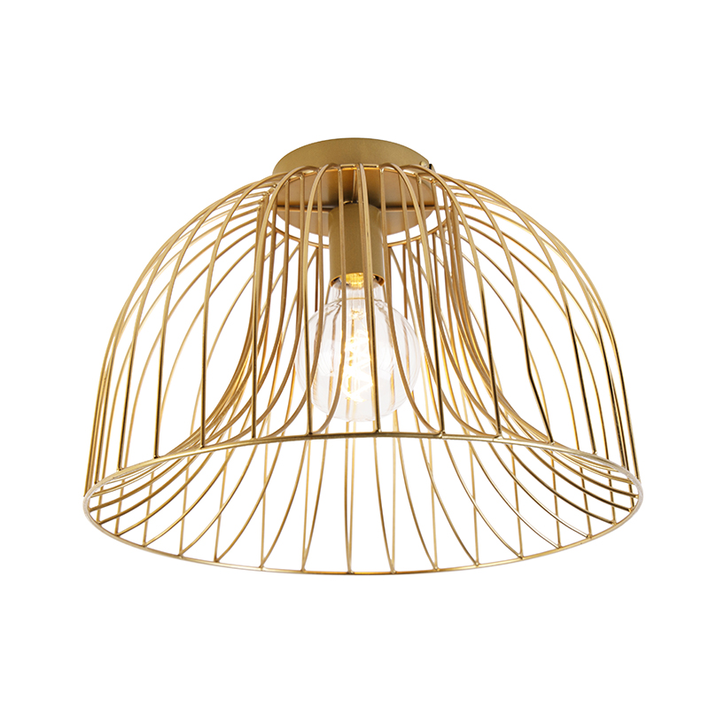 QAZQA Design taklampa guld – Sarina