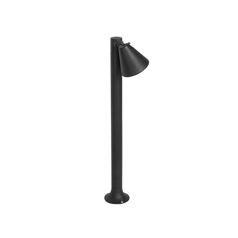 poteau extérieur moderne noir 60 cm ip44 - ciara