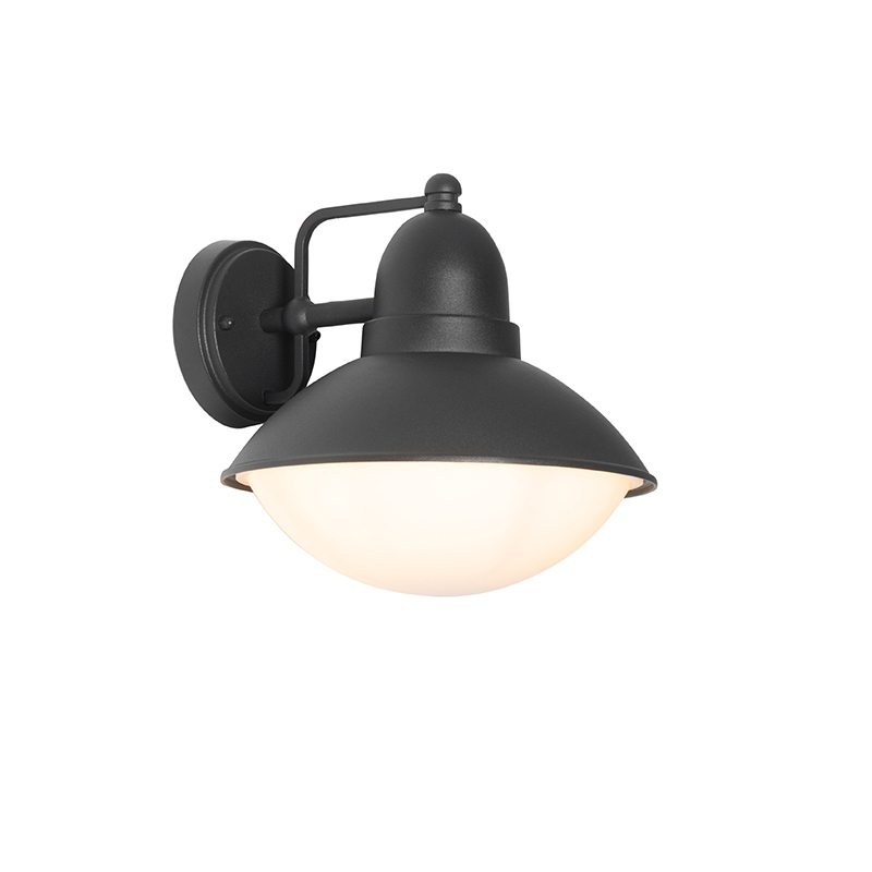 Modern kültéri fali lámpa fekete IP44 - Marcel