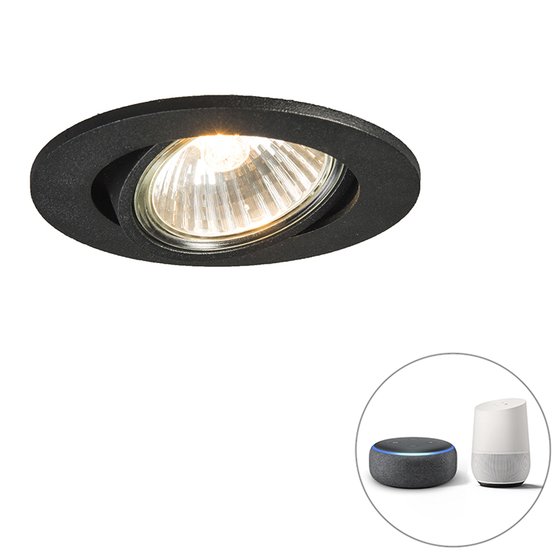 Inteligentné zapustené bodové čierne sklopné vrátane Wifi GU10 - Cisco