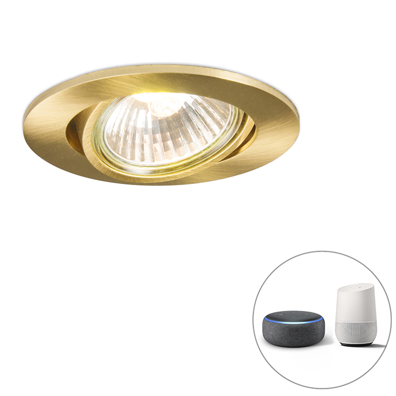 Inteligentné zapustené bodové zlaté sklopné vrátane Wifi GU10 - Cisco