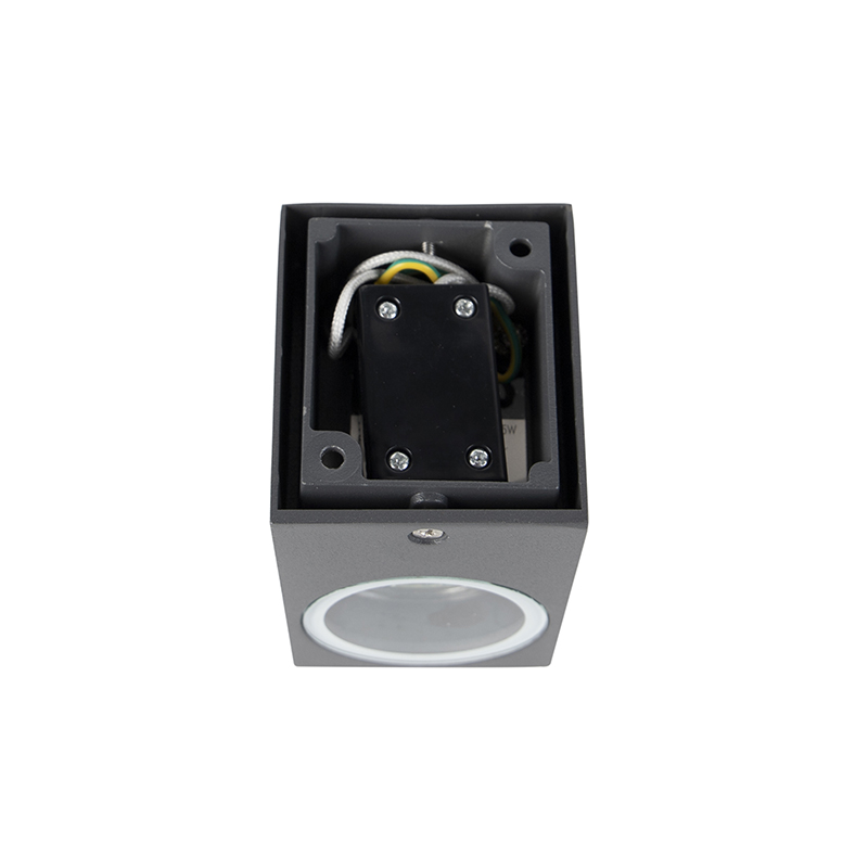 Smart Wall Lamp Black Incl. WiFi GU10 IP44 - Baleno