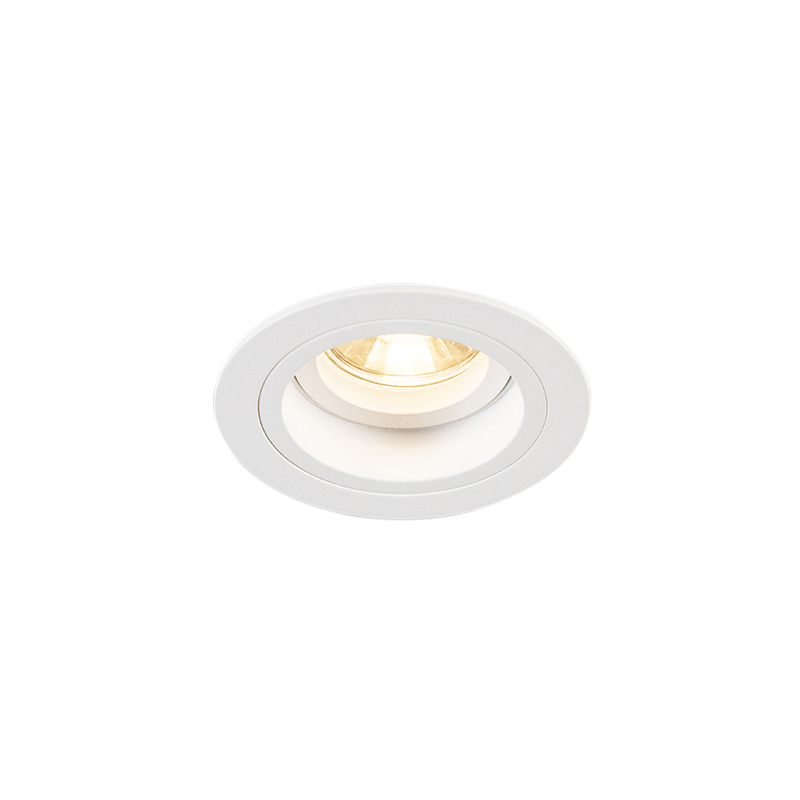 spot encastrable intelligent blanc rond inclinable avec wifi gu10 - chuck