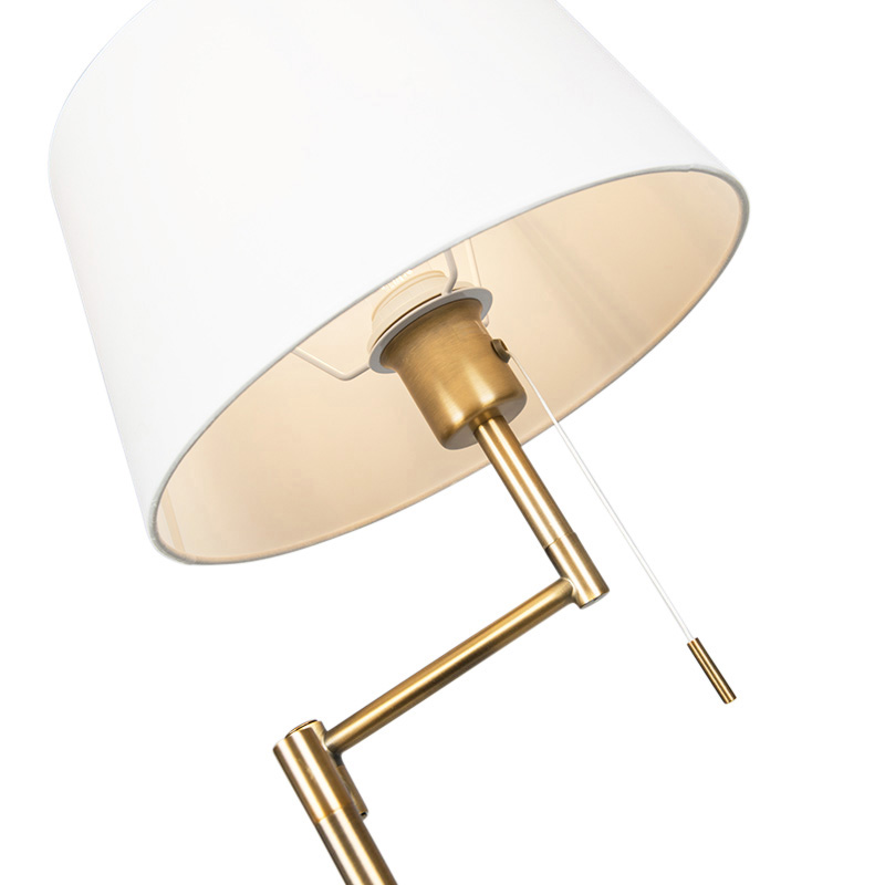 lampadaire classique intelligent bronze avec blanc avec wifi a60 - ladas fix