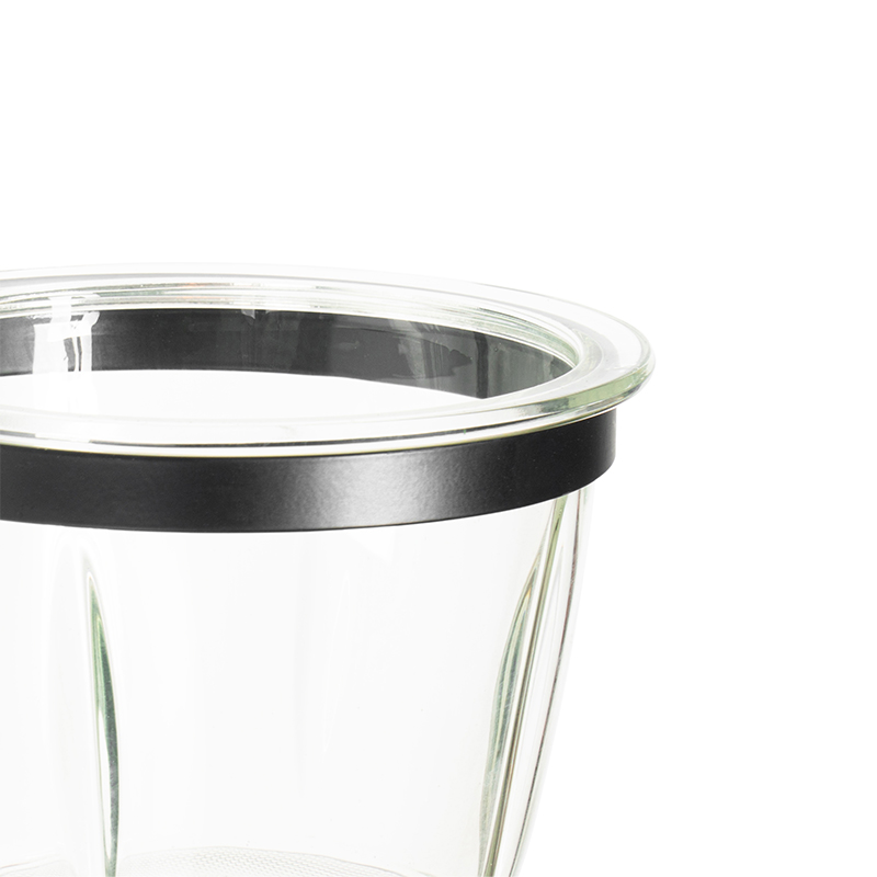 applique moderne noire avec verre - roslini