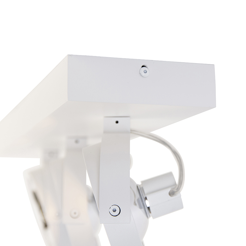 spot design blanc orientable 3 lumières - go