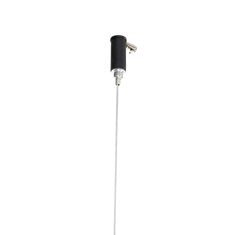 Lampada a sospensione di design nera con vetro oro a 2 luci - Bliss