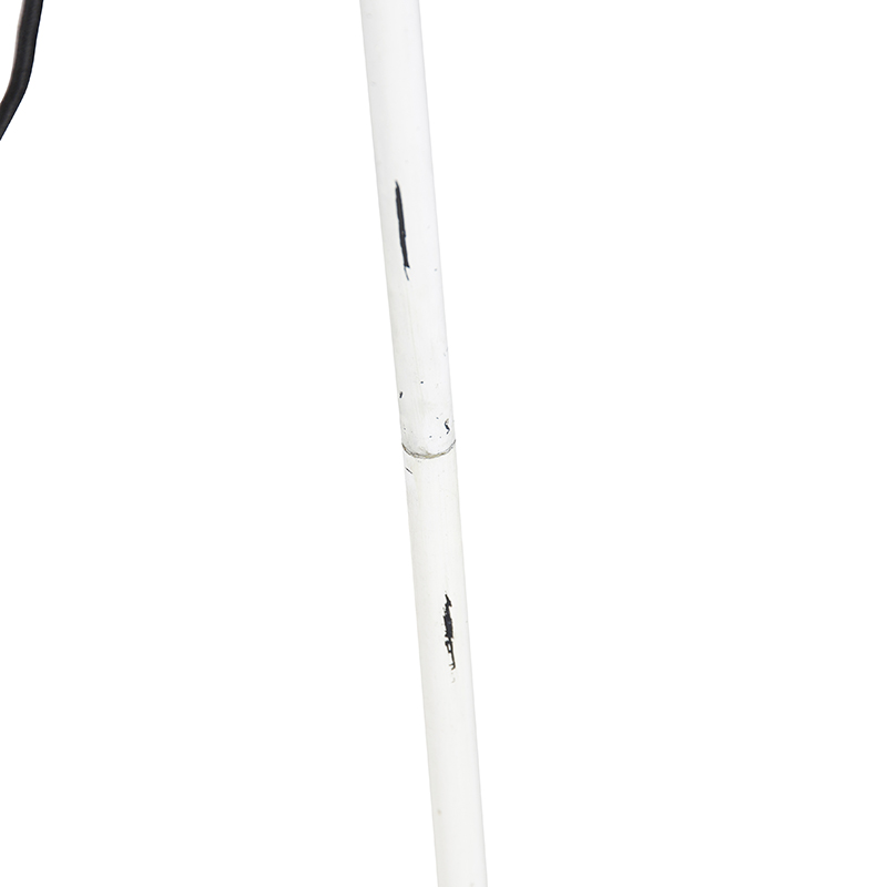 Lampada da terra rustica treppiede bambù con bianco - Canna Diamond