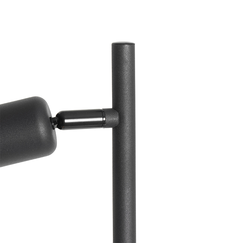 Design Floor Lamp Black with Gold 3-Light - Noud