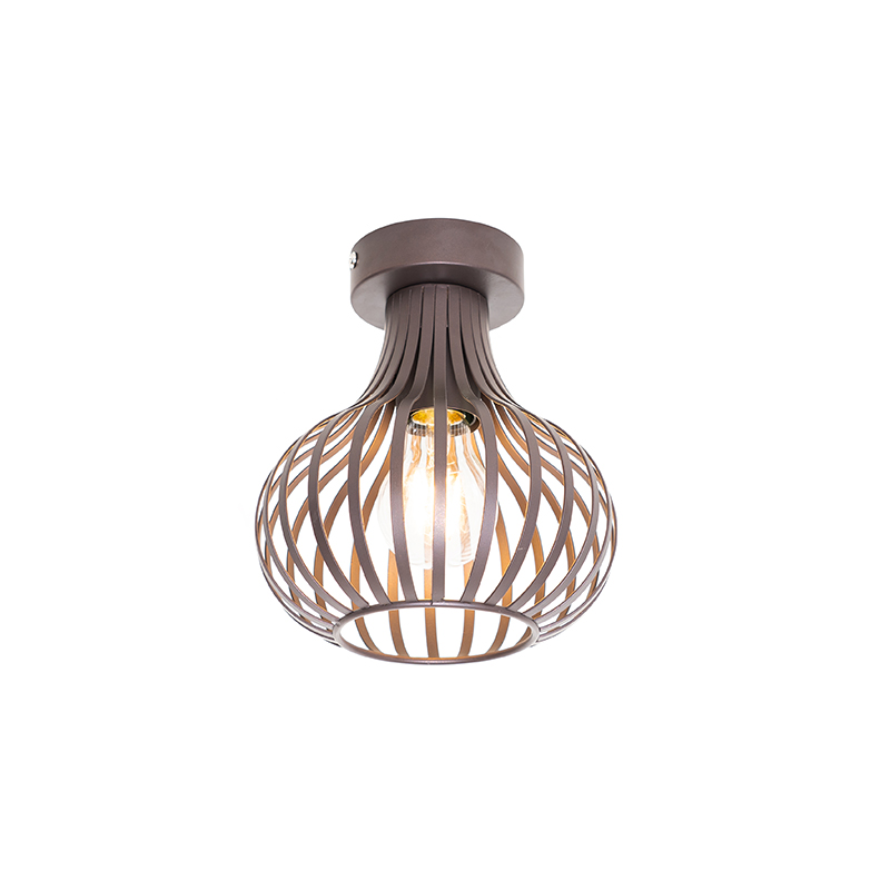 Modern ceiling lamp brown 18 cm - Sapphira