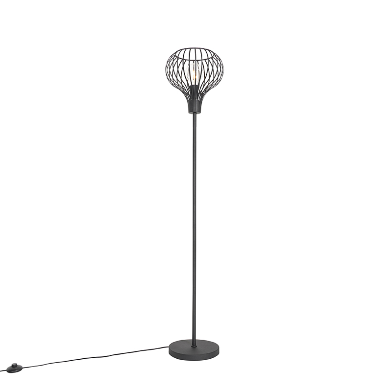 Moderne Stehlampe schwarz - Sapphira