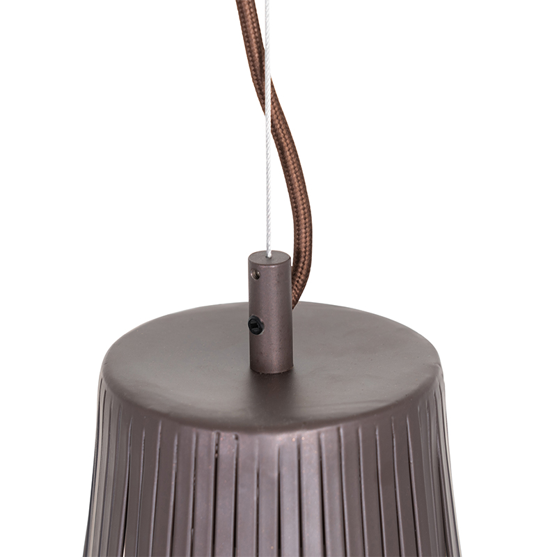 Moderne Hängelampe braun 48 cm - Sapphira