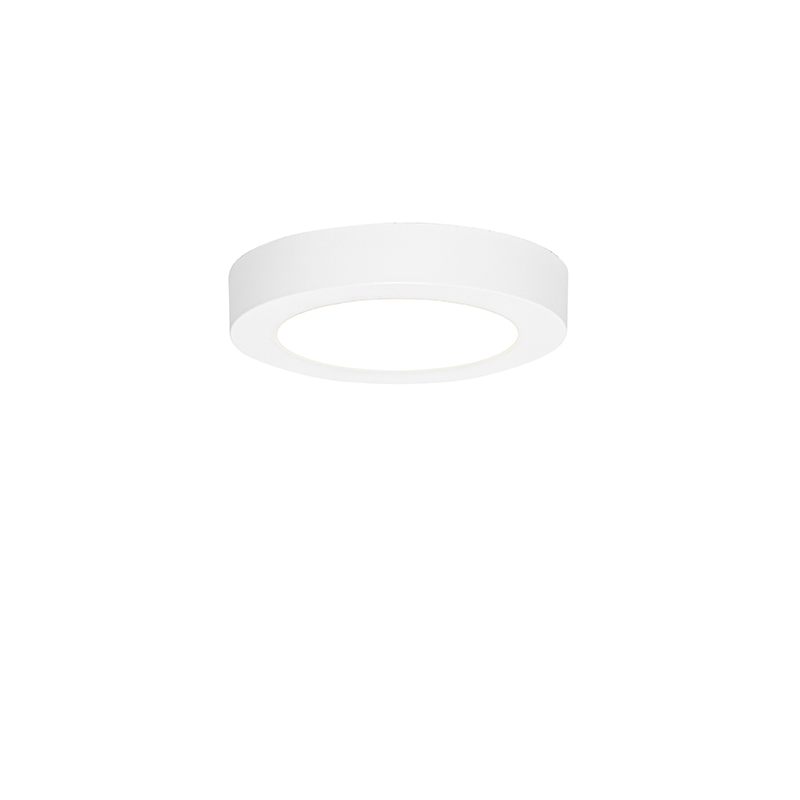 Levně Zapuštěné nebo přisazené bodové bílé 14 cm včetně LED 3 stupně ztlumení do teplého - Trans