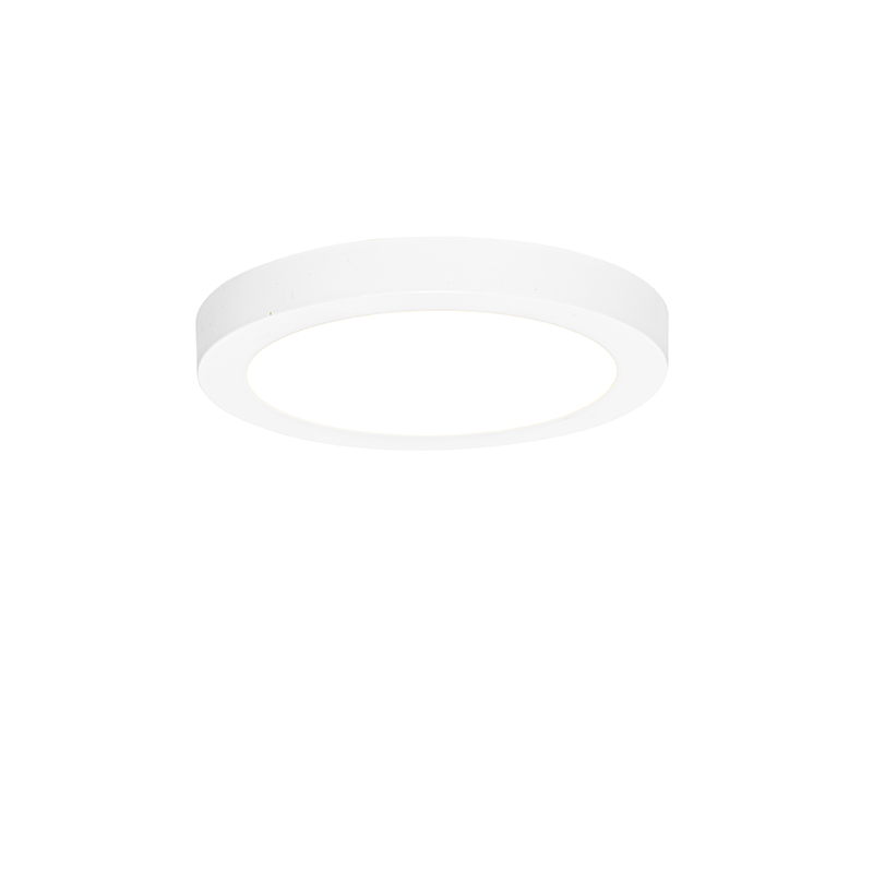 Levně Zapuštěné nebo přisazené bodové bílé 18 cm včetně LED 3 stupně ztlumení do teplého - Trans