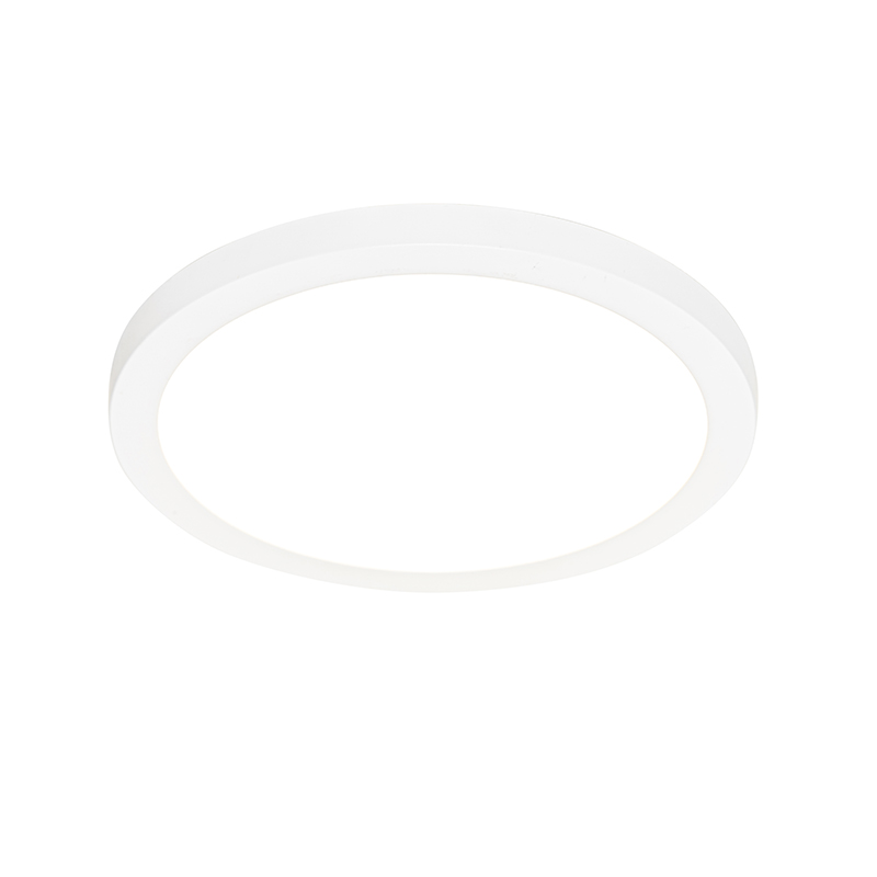 Spot encastrable ou apparent blanc 30 cm LED incluse à intensité variable en 3 étapes avec interrupteur DIP - Trans