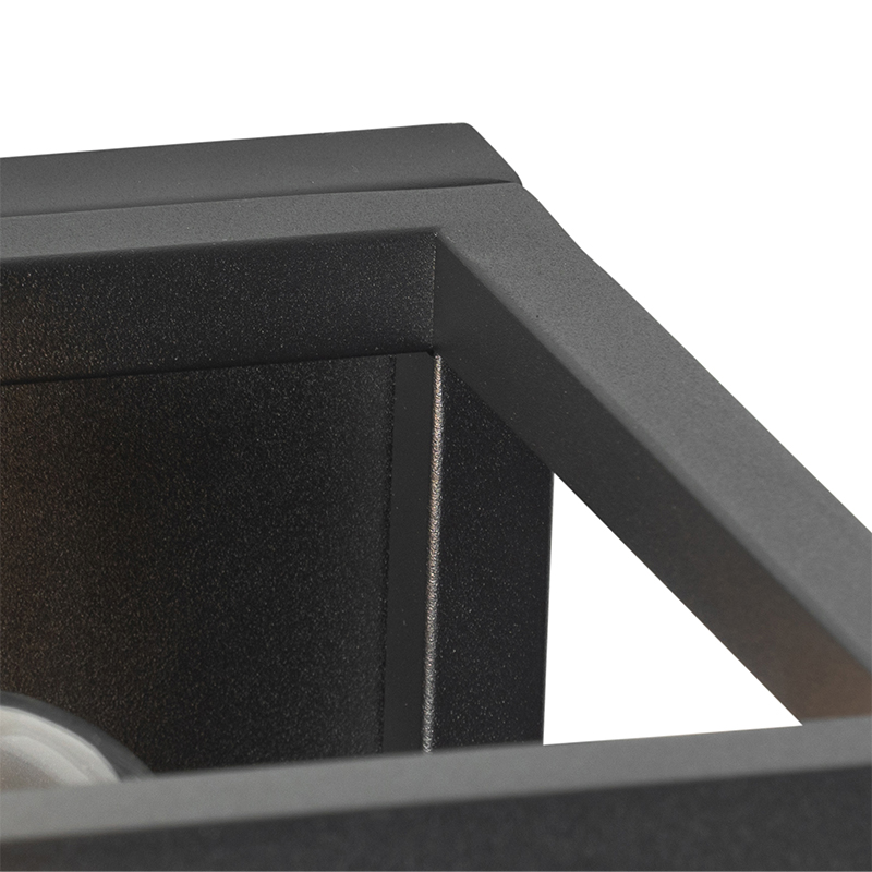 applique murale industrielle noire - cage