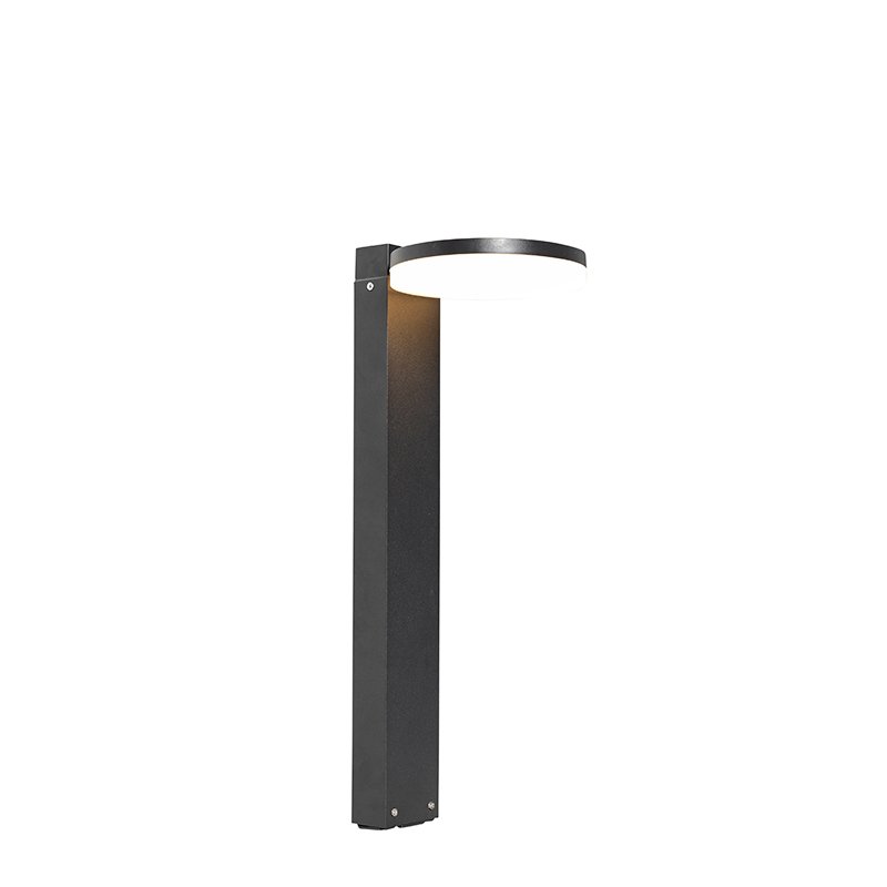 Lampă de exterior modernă în picioare neagră 50 cm cu LED IP44 - Esmee