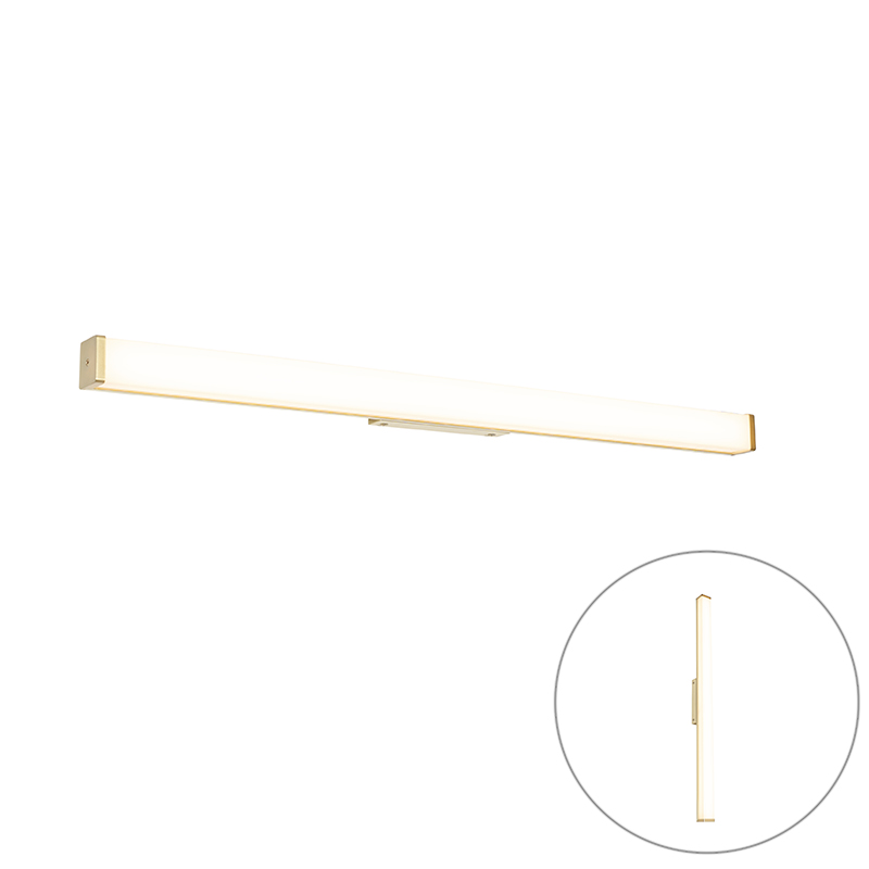 Kúpeľňové nástenné svietidlo mosadz 92 cm vrátane LED IP44 - Cascada