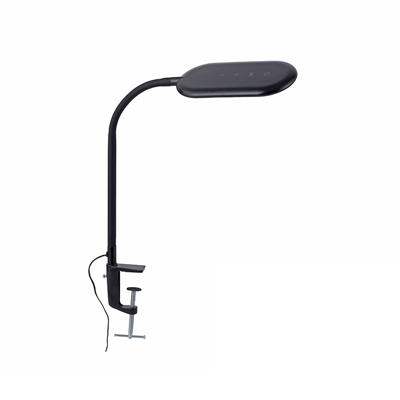 E-shop Moderná svorková lampa čierna stmievateľná vrátane LED - Kiril