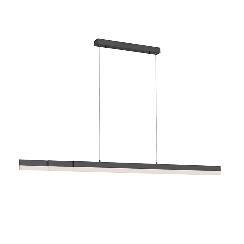 Moderné závesné svietidlo tmavosivé vrátane LED 2700-5000K - Nikola