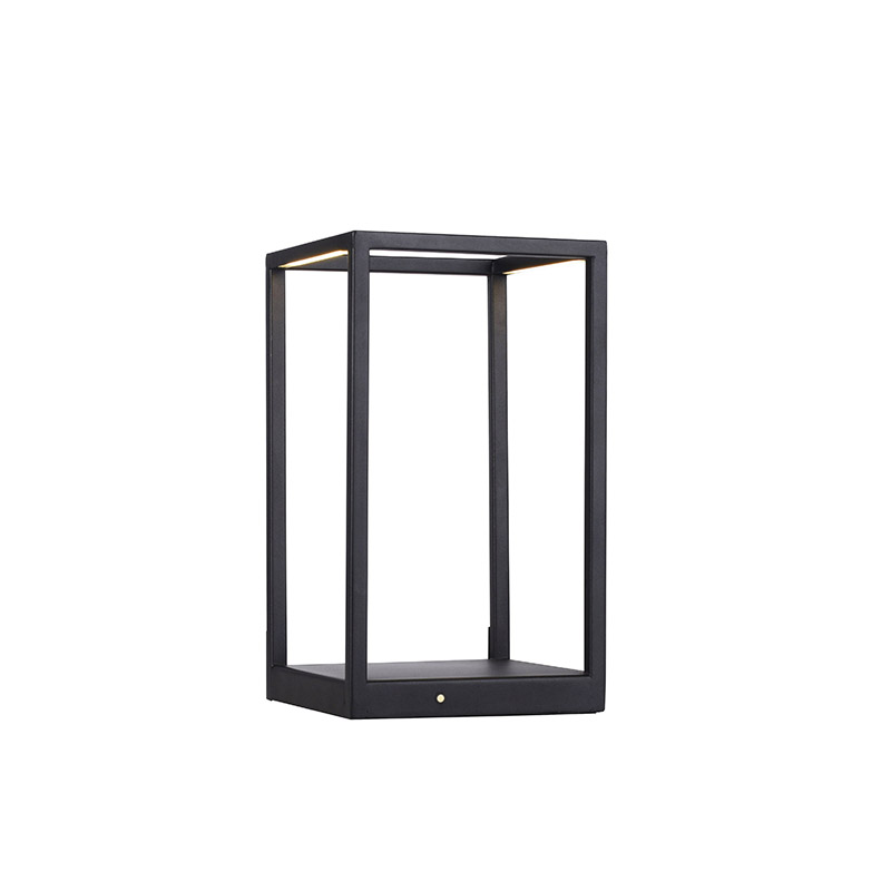 Levně Designová stolní lampa černá včetně LED s dotykovým stmívačem - Jitske