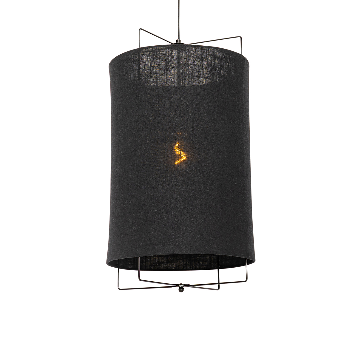Design hanging lamp black - Rich