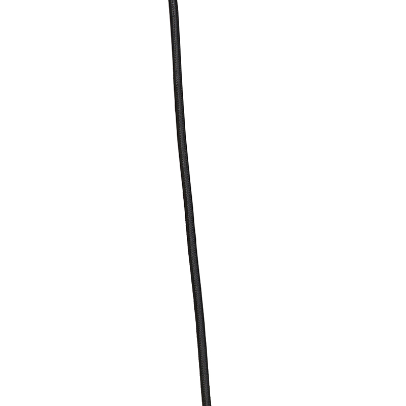 Pendant Light Black with Gold Interior 7-Lights - Crooked Cluster