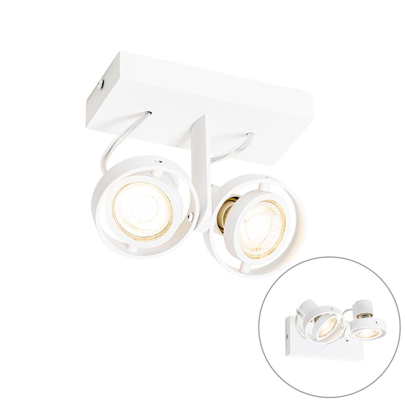 Moderné bodové biele 2-svetlo - Master 50 Moderné bodové biele 2-svetlo - Master 50