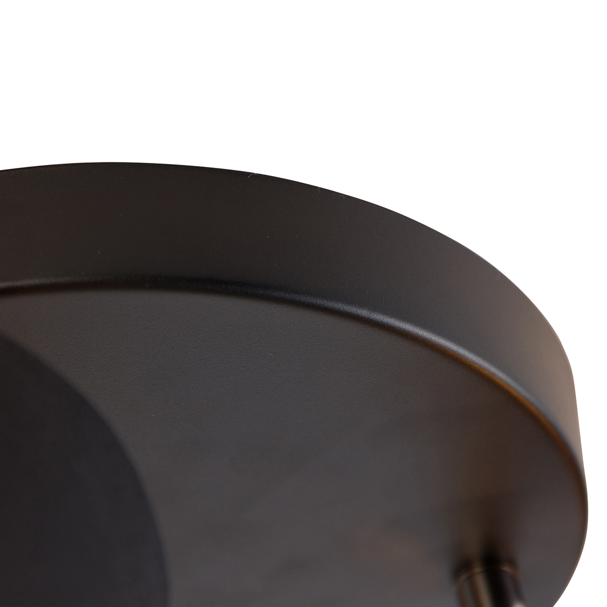 Faretto moderno nero con interno dorato 3 luci - Lofty