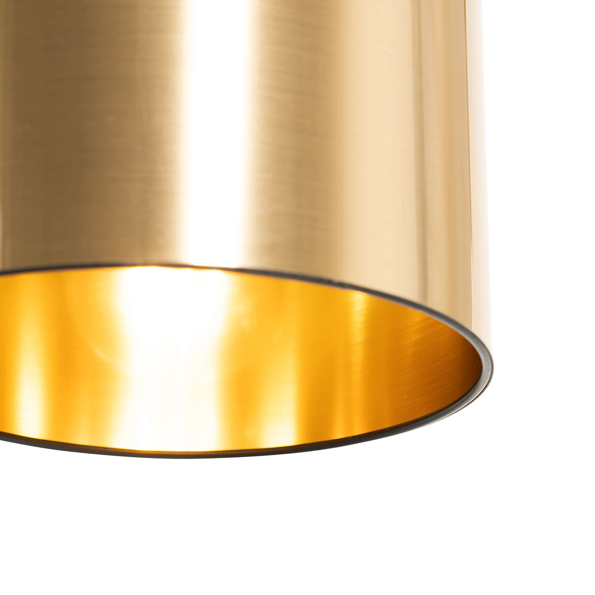 lampadaire moderne noir avec or - lofty