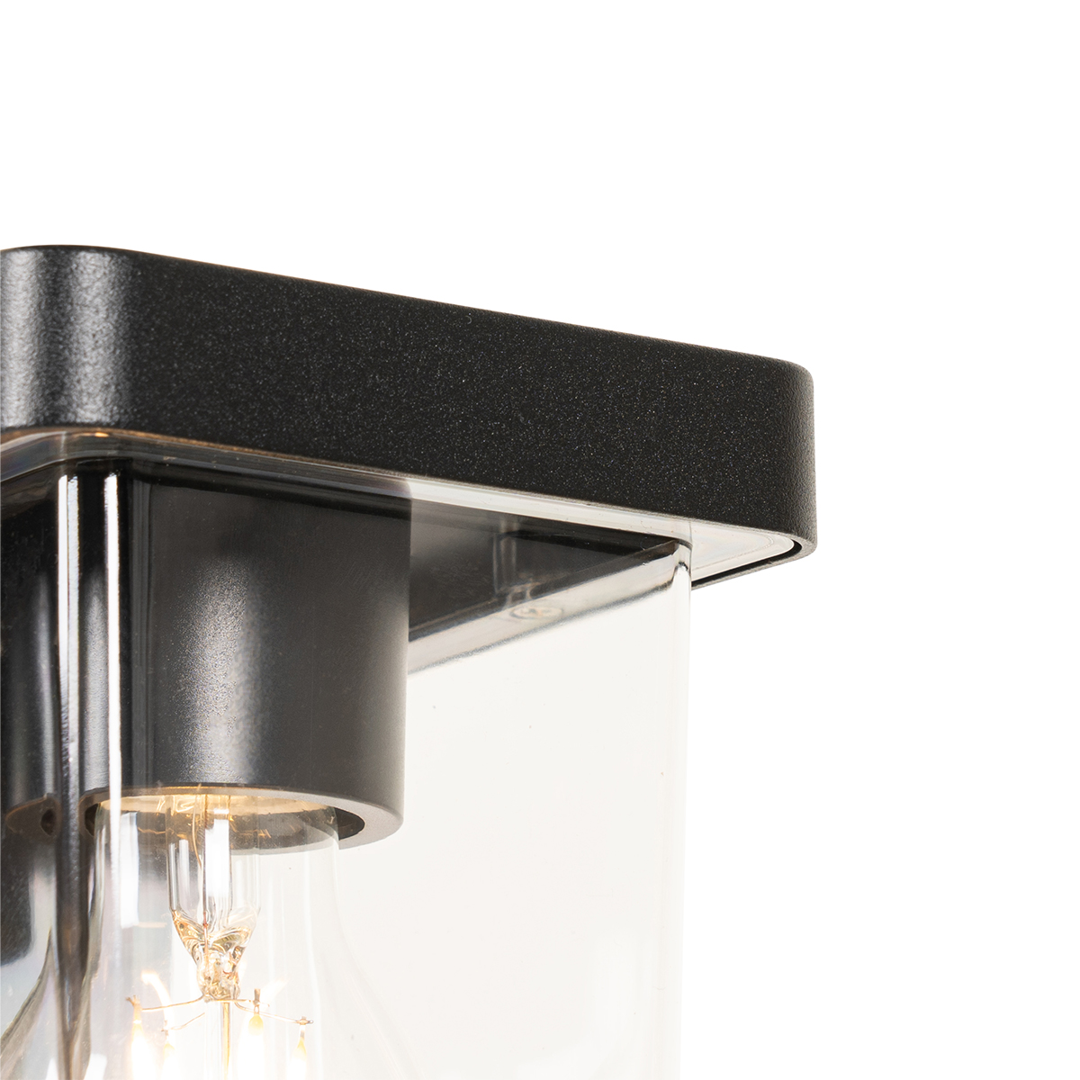 Modern Outdoor Standing Lamp Black 60 cm IP54 - Chimay