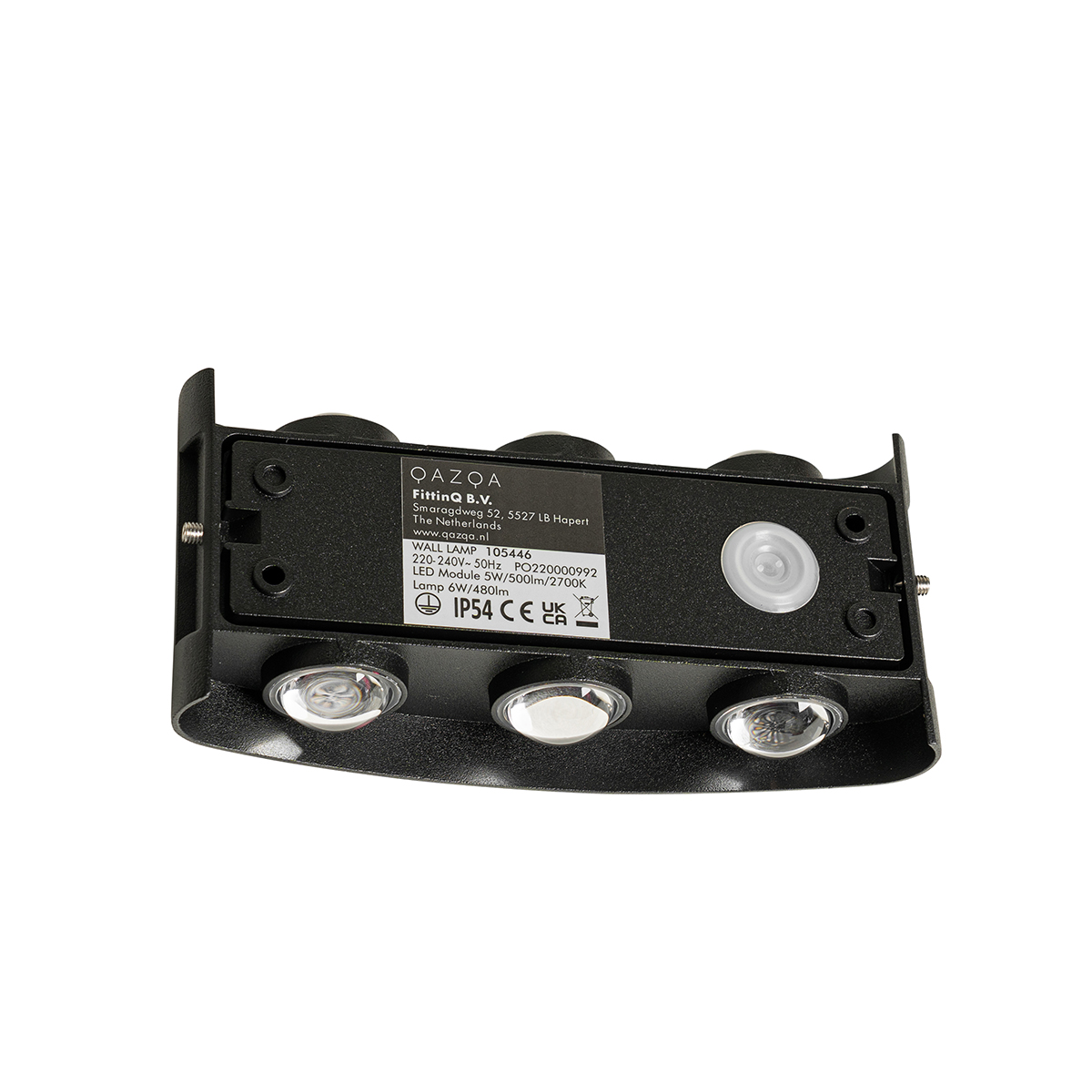 Outdoor Wall Light Black Incl. LED 6-Light IP54 - Silly