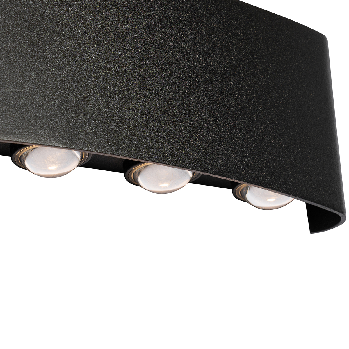Outdoor Wall Light Black Incl. LED 10-Lights IP54 - Silly