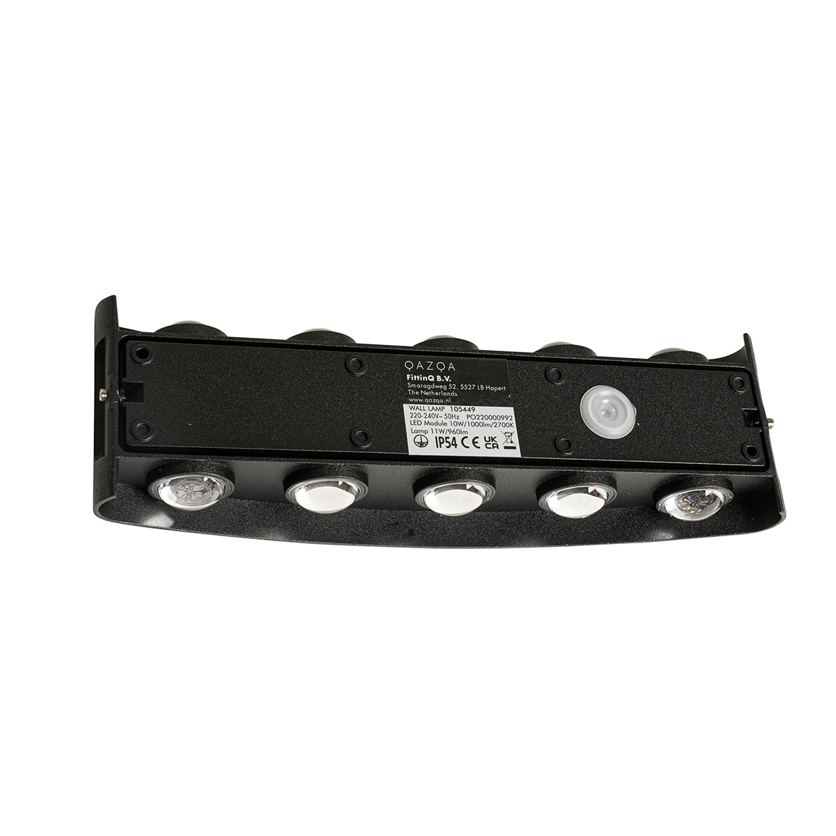 Outdoor Wall Light Black Incl. LED 10-Lights IP54 - Silly