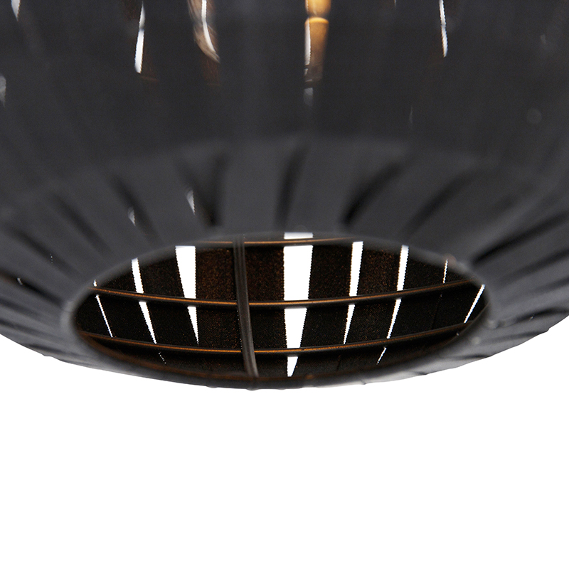 Lámpara colgante moderna negra 30 cm - Zoë