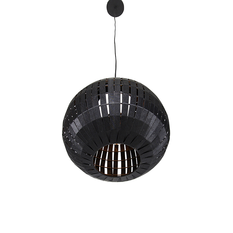 Lámpara colgante moderna negra 30 cm - Zoë