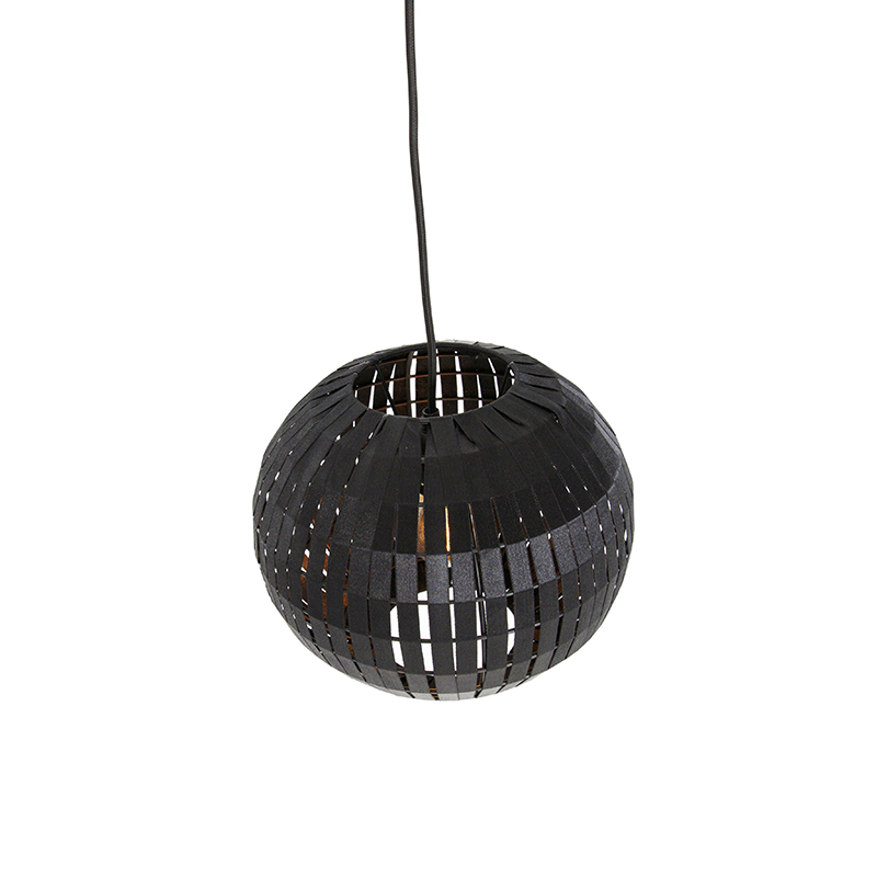 Lámpara colgante moderna negra 30 cm - Zoë