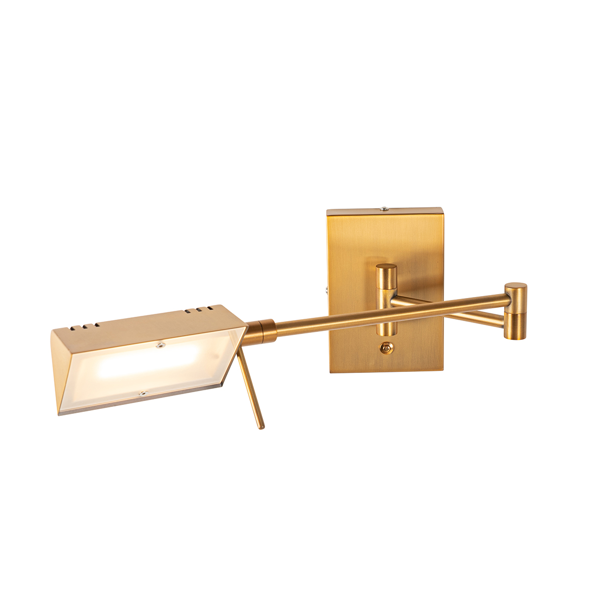 applique design bronze avec led dimmable - notia