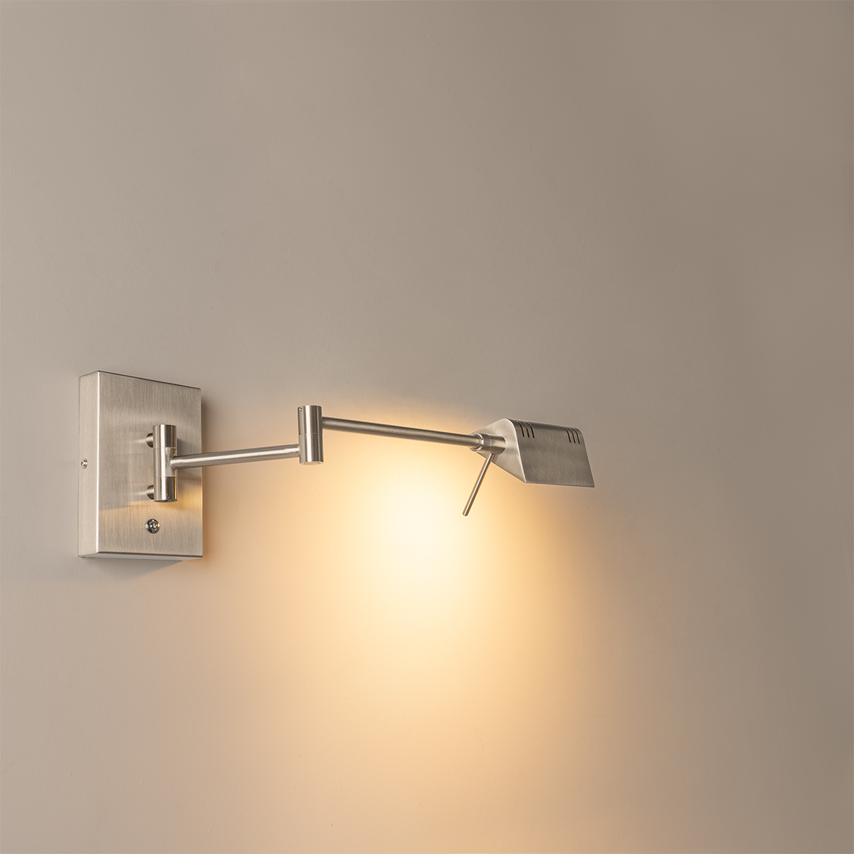Applique da parete di design in acciaio con LED dimmerabile - Notia
