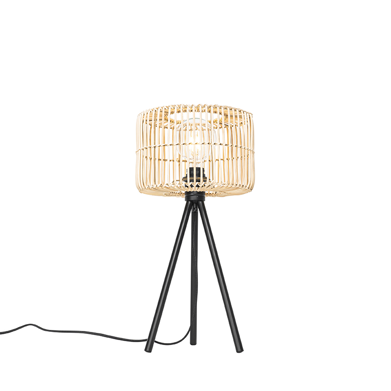 Keleti asztali lámpa állvány rattan - Maud