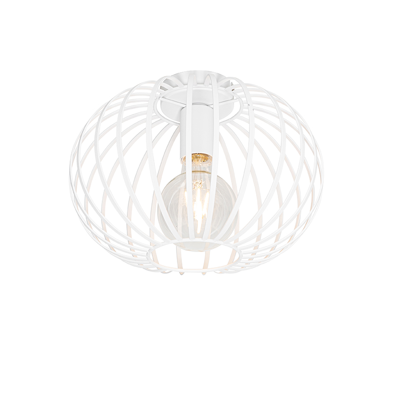 Design mennyezeti lámpa fehér 30 cm - Johanna