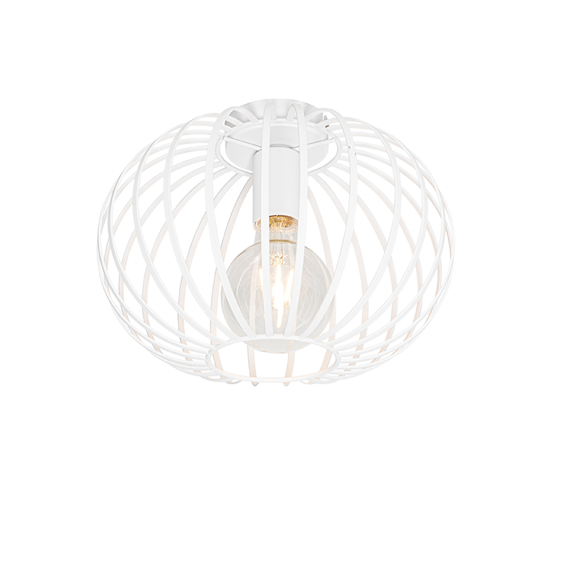 Dizajnové stropné svietidlo biele 30 cm - Johanna Dizajnové stropné svietidlo biele 30 cm - Johanna