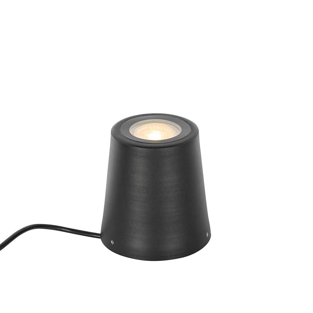 Moderné záhradné bodové svetlo čierne okrúhle IP65 - Lennard Moderné záhradné bodové svetlo čierne okrúhle IP65 - Lennard