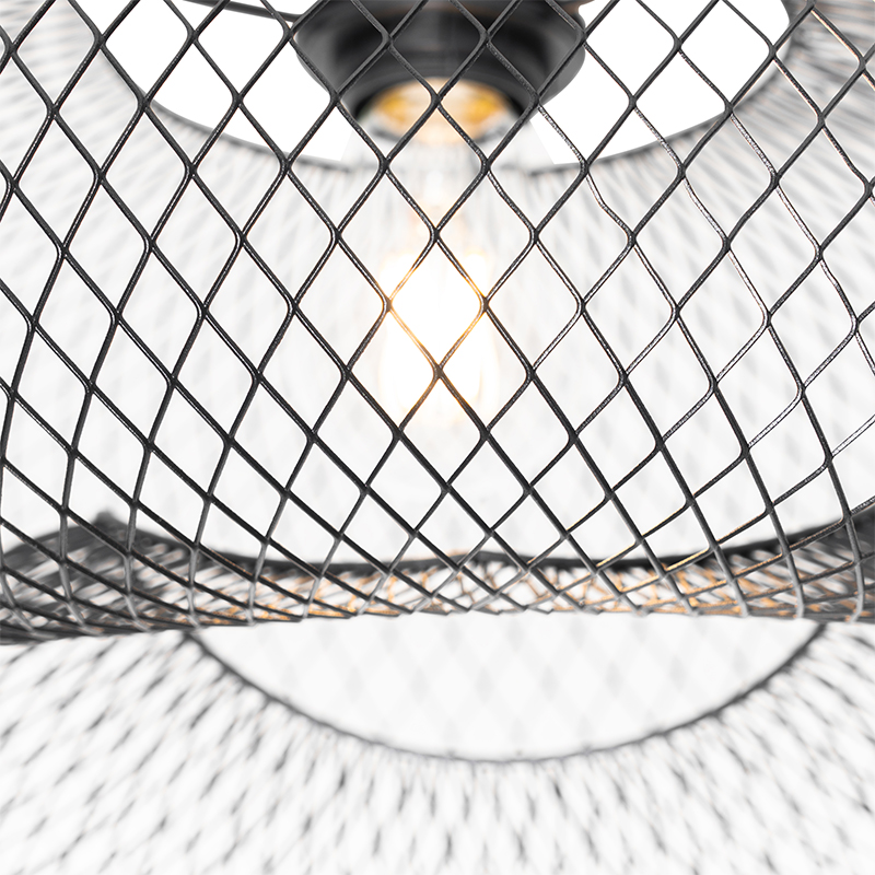 Modern Ceiling Light Black - Zora