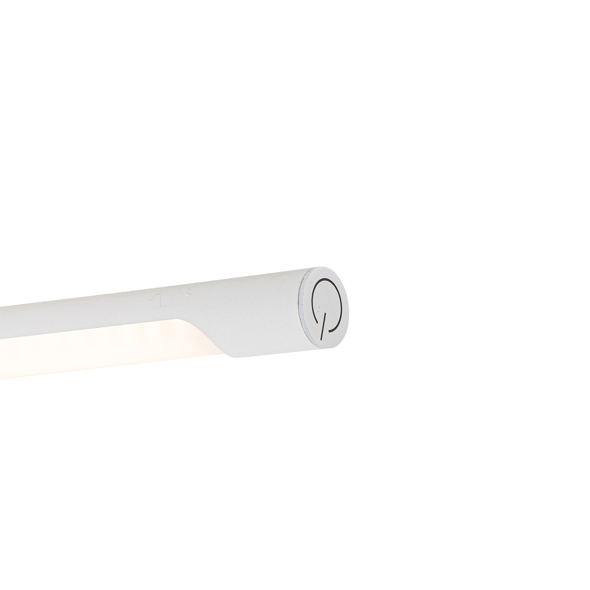 lampe de bureau clamp blanche avec led avec variateur tactile - lionard