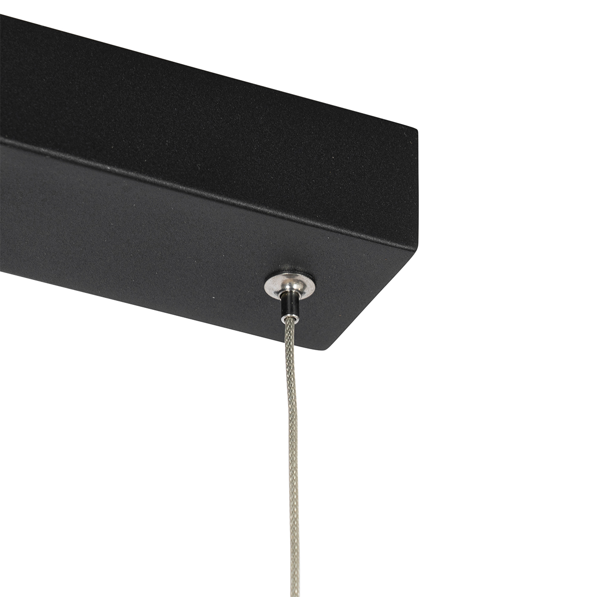 Lampada a sospensione nera oblunga incl. LED dimmerabile a 3 livelli 3 luci - Lyani