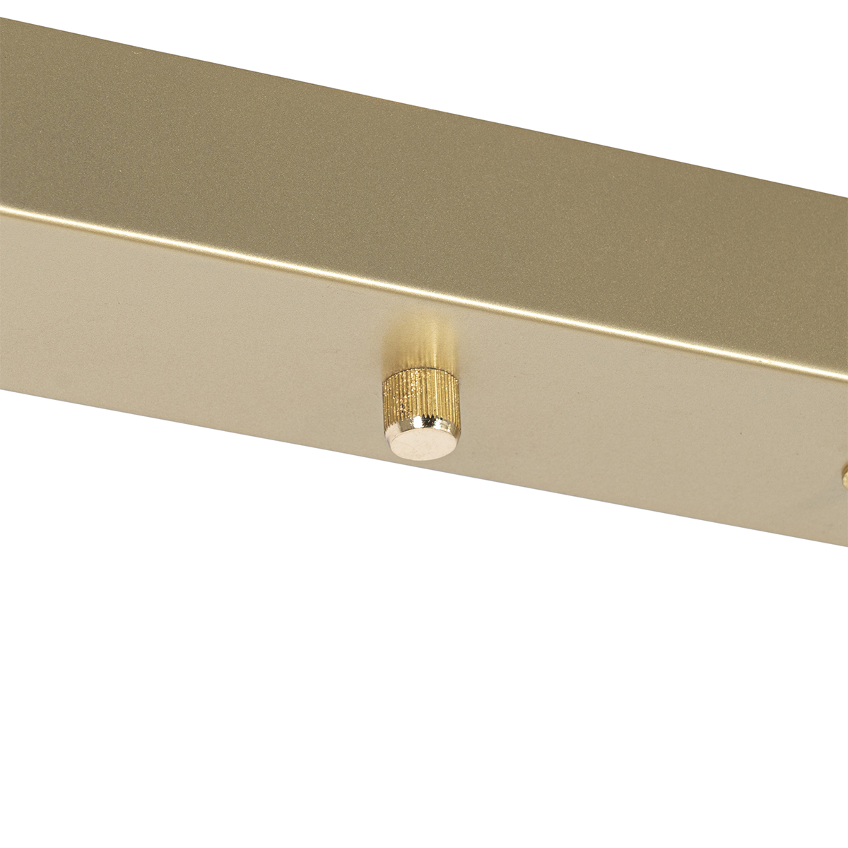 Lampada a sospensione in ottone rettangolare incl. LED dimmerabile a 3 livelli 3 luci - Lyani