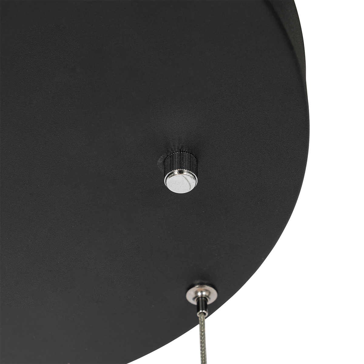Hängelampe schwarz rund inkl. LED 3-stufig dimmbar 3-Licht - Lyani